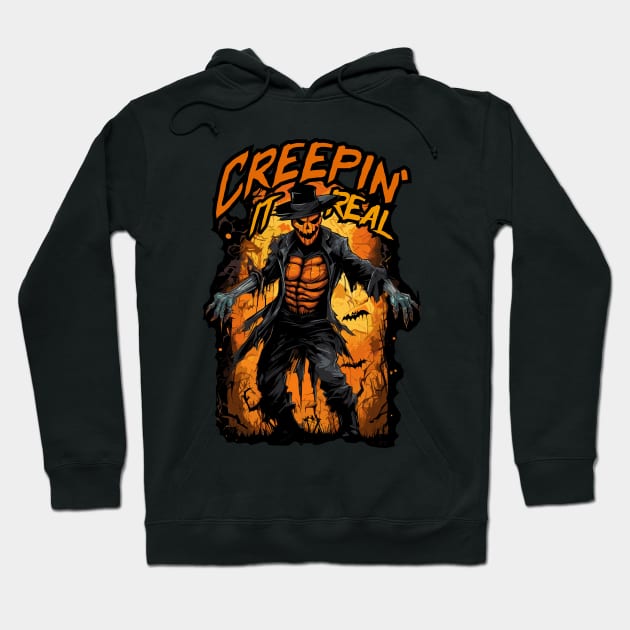 Creepin It Real - Orange You Scared? Hoodie by SergioCoelho_Arts